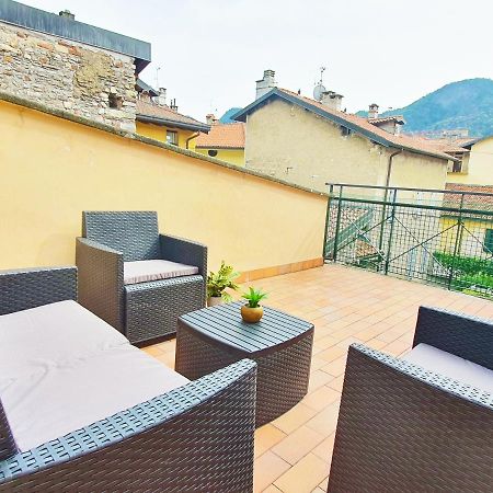 King Como Lake Center 9 Posti Letto- Grande Terrazza - 2 Bagni Privati Luaran gambar